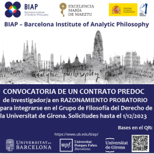CONVOCATÒRIA DE CONTACTE PREDOC