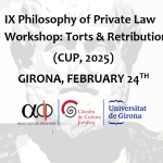 IX Philosophy of Private Law Workshop: