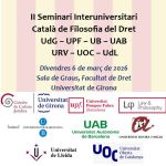 II Seminari Interuniversitari Català de Filosofia del Dret