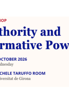 Workshop: Authority & Normative Powers 